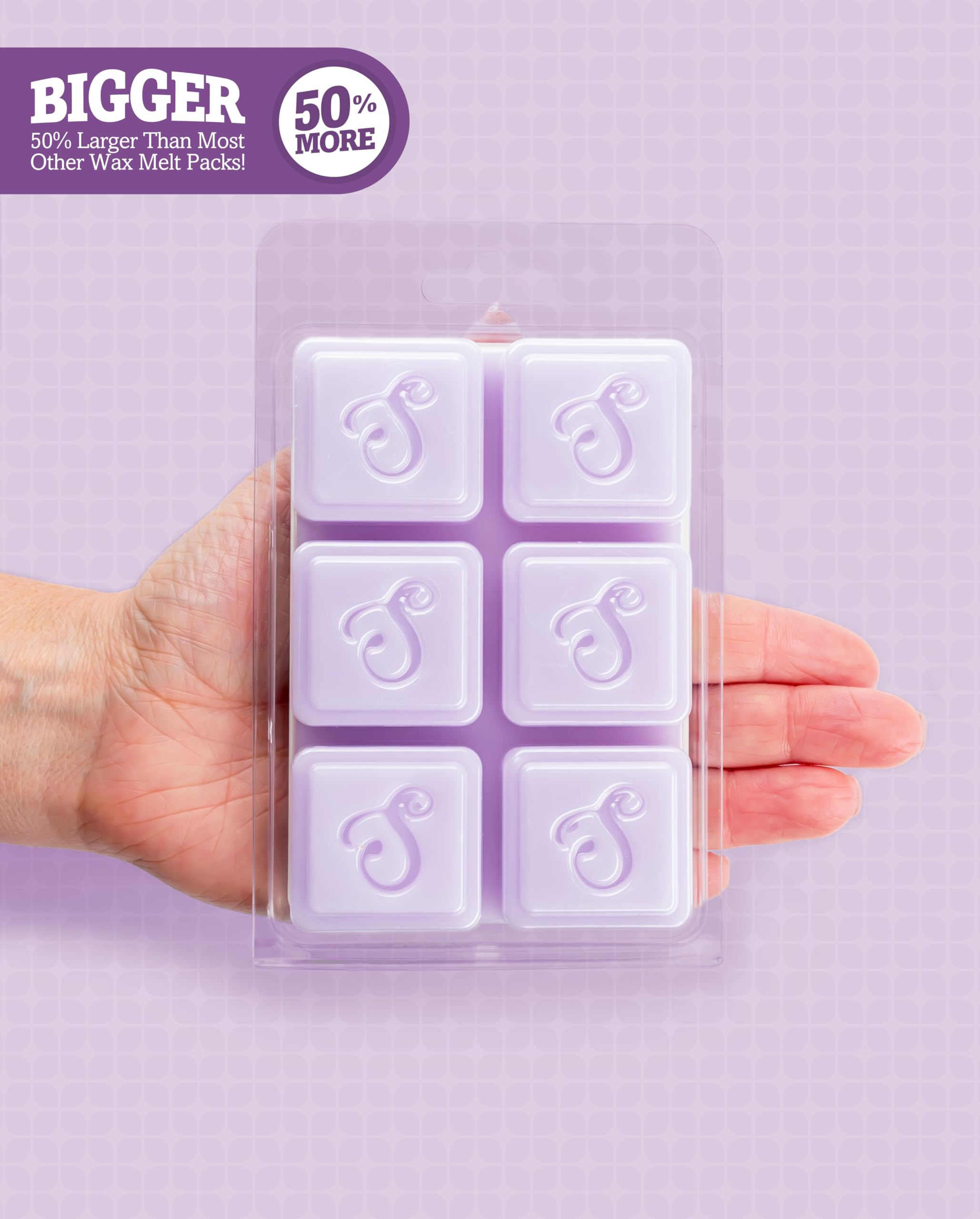 Shortie's Candle Company Pure English Lavender Wax Melts - Formula 117-1 Highly Scented 3 Oz. Bar - Made with Essential & Natura